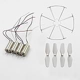 BTG Motors Propellers Prop Guards Part Kit for Syma X21 X21W Wifi FPV Mini Drone