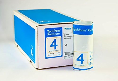 TECHFORM Premium Fiberglass Casting Tape 4INCH Box (10 ROLLS) (BLACK)