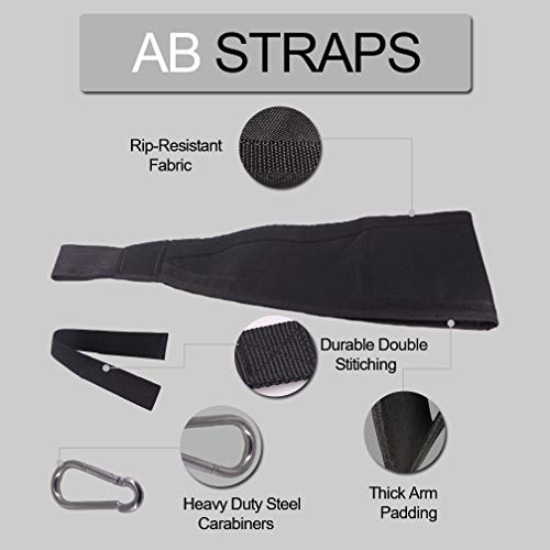 DASKING-Fitness-Ab-Straps-1-Pair-Gym-Hanging-Sling-Straps-with-Quick-Locks-for-Pull-Up-Abdominal-Training-Workout-Equipment