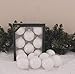 Christmas By Krebs Made in The USA Designer Seamless Glass Christmas Ball Ornaments, 2 5/8