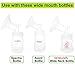 Nenesupply 21mm 2 pc Flanges Compatible with Spectra S2 S1 9 Plus Synergy Gold Breastpump Replacement to Spectra Pump Parts Flange Accessories Wide Mouth Work with Valve Backflow Protector Bottle