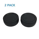 LXH (2 pack) Front Body Cap & Rear Lens Cap for Micro 4/3 DSLR Cameras & Micro 4/3 Mount Lenses (For Micro Four Third Lens, MFT) Fits Olympus E-PL5, E-PL6, EPL-7, E-PL8 E-P1/2/3 E-PL1/2/3 Panasonic