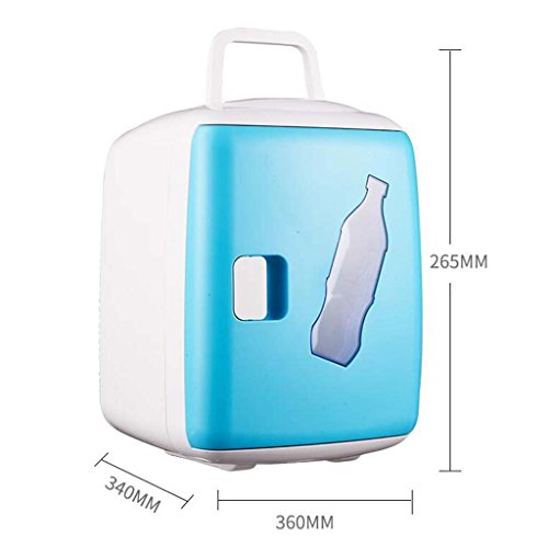 Click Here to See More Images Mini refrigerator Car Refrigerator Blue Mute 15L Portable Picnic Refrigerator/ 12V Car/220V Home Small Refrigerator/Car Dual Point Refrigeration 363426.5cm