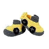 CreazyDog Crib Crochet Casual Baby Handmade Knit Sock Infant Shoes (B)