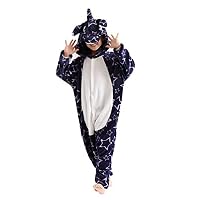 Kids Animal Costume Unicorn Pajamas Halloweem Costume Blue Purple 125#