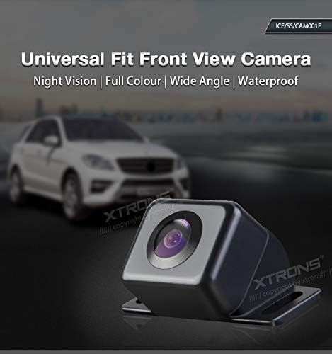 XTRONS Universal Car Front View Forward Camera 170° Wide Angle Waterproof Dustproof Bumper Mount Camera for Parking Monitor with HD Lens CMD Sensor PAL System RCA Video Cable - Image 3