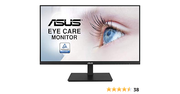 ASUS VA27DQSB Eye Care Monitor – 27 inch, FHD (Full HD 1920 x 1080), IPS,  Frameless, 75Hz, Adaptive-Sync, DisplayPort, HDMI, Eye Care, Low Blue  Light, Flicker Free, Wall Mountable: Monitors: Amazon.com.au
