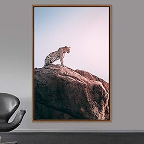 signwin Framed Canvas Wall Art Cheetah Animals Cheetah...