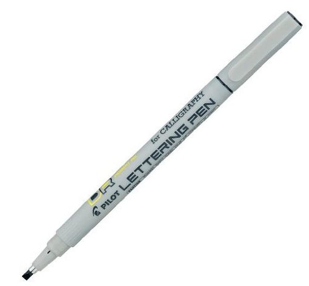 Pilot DR Lettering Pen 2.0 mm Tip - Black, Box of 12