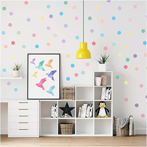 PapaKit Round Polka Dot Wall Decal