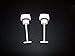 White Kawasaki Drain Plug (2 Pack) 92066-3783-8u (Free Shipping) 1100 900 750 STX Zxi Ultra 150 D.i.