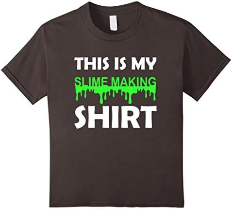 Kids Slime t Shirt | Slime Queen t shirt 10 Asphalt
