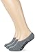 Vans Men's No Show Socks Heather Gray with black lettering - 3 pairs