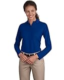 Port Authority Women's Port Authority Ladies Long Sleeve Silk Touch M Royal