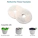 Happypapa Filters for Catit Fountain 8 Pack Filters Triple Action Water Filter Replacement Compatible with Catit Water Fountain Filter