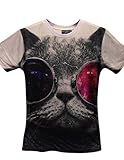 Match Men's Leopard Pompous Hipster Religious Hip Hop T-Shirts