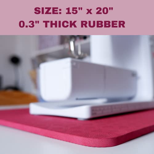 Madam Sew Sewing Mat - Sewing Machine Mat Reduces Vibrations, Movement & Slipping, Perfect Sergers Accessory Gift for Sewing Enthusiasts
