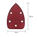 AUSTOR 80 Pieces Mouse Detail Sander Sandpaper Sanding Paper Hook and Loop Assorted 60/80/ 120/240 Grits