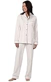 PajamaGram Oh-So-Soft Pin Dot Pajamas image large