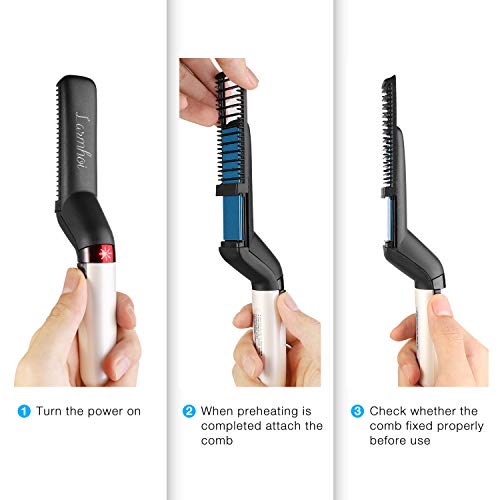 5 Electric+LARMHOI+Straightening+Detangling+Styling