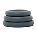 Doc Johnson OptiMALE - Thick 3 C-Ring Set - Stretchy Silicone - Slate