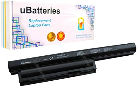 UBatteries Laptop Battery Sony VAIO SVE15123CDW SVE15124CXP SVE15124CXS SVE15124CXW SVE15125CXS SVE15125CXW SVE15126CXP SVE15126CXS SVE15126CXW SVE15127CDS - 4400mAh, 6 Cell