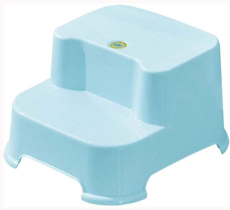 GDBSS 2 Step Stool Toddler Kids Stool Toilet Potty Training Slip Resistant for Bathroom Kitchen (Color : Blue)