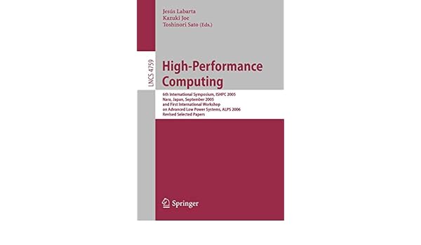 High Performance Computing 6th International Symposium - 