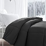 Besfor Grey Hotel Collection Luxury Down Alternative Quilted Queen Comforter - All Season -Plush Microfiber Fill - Machine Washable -Stand Alone Comforter(Grey, Queen)
