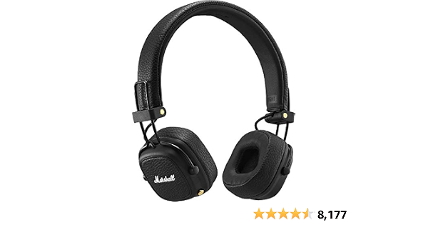 Marshall Major III Bluetooth Wireless On-Ear Headphones, Black - New : Buy  Online at Best Price in KSA - Souq is now Amazon.sa: Electronics