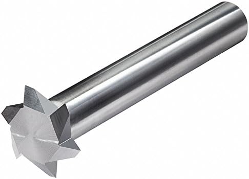 Thread Mill, 3/8" Shank Dia., 6 Flutes, 2-1/2" Shank Length, Uncoated