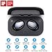 True Wireless Earbuds Bluetooth Headphones, ROCK SPACE TWS Sport Earbuds IPX5 Waterproof Mini in-Ear Noise Cancelling Earphones, 12H Playtime 3D Stereo with Built-in Mic & Charging Case (Black)