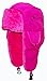 Best Winter Hats Lightweight Neon Russian/Trooper Faux Fur Cap(One Size)-Pink