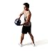 Valeo 10 lb Medicine Ball With Sturdy Rubber Construction And Textured Finish, Weight Ball Includes Exercise Wall Chart For Strength Training, Plyometric Training, Balance Training And Muscle Build