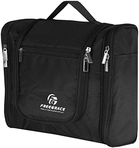 Hanging Toiletry Bag Extra Large Capacity | Premium Travel Organizer Bags For Men And Women | Durable Waterproof Nylon Bathroom, Shower, Makeup Bag For Toiletries, Cosmetics, Brushes 1 Hanging Toiletry Bag Extra Large Capacity | Premium Travel Organizer Bags For Men And Women | Durable Waterproof Nylon Bathroom, Shower, Makeup Bag For Toiletries, Cosmetics, Brushes