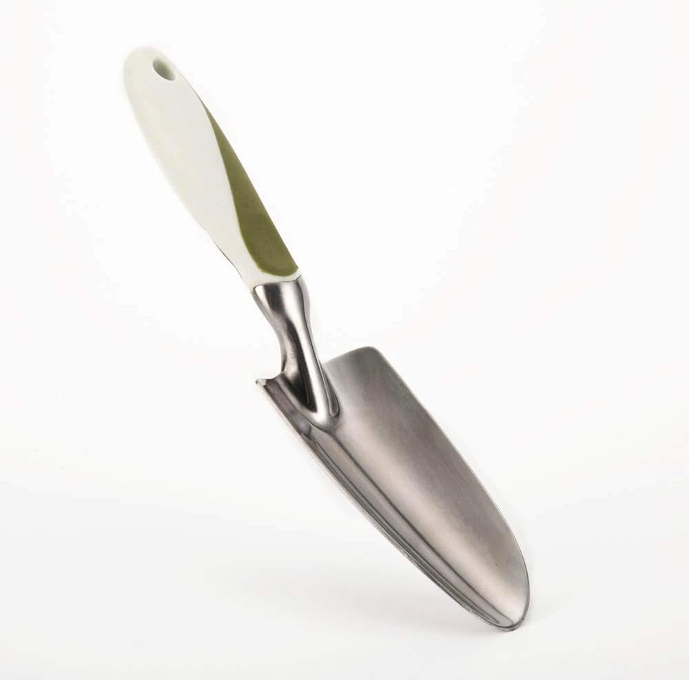 Bend-Proof Garden Hand Small Trowel 11.8" L x 3" W Aluminum Rust Resistant Lightweight Ergonomic Soft TPR & PP Handle Garden Gift Little Shovel for Planting, Transplanting, Weeding, Digging #2043 : Garden & Outdoor