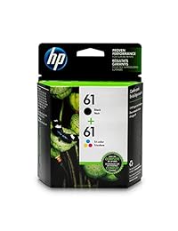 Cartuchos de tinta originales HP 61 negro y tricolor, 2 cartuchos (CR259FN)