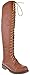 Rider 33 Womens Thigh High Lace Up Combat Boots