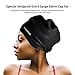CosyInSofa Extra Large Swimming/Shower Cap for Women and Men,Special Design Swim Cap for Long Thick Curly Hair&Dreadlocks Weaves Braids Afros Silicone Keep Your Hair Dry