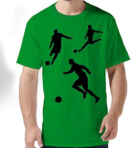 a266XDKSJK Fashion Mens Round Neck T-Shirt Printing Casual Short Sleeve Tee Cotton Solid Color Short Tops (Kellygreen M)