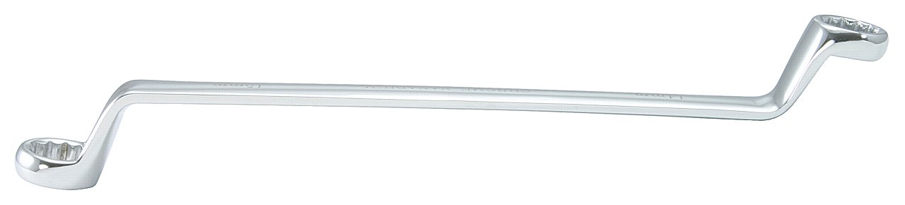 KS Tools 518.0802 CHROMEplus Double ring spanner, offset, 8x9mm
