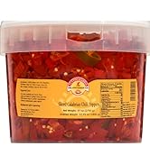 TuttoCalabria, Sliced Calabrian Chili Peppers in Oil, Bulk Tub, 97 oz, All Natural, Non-GMO, Prod...