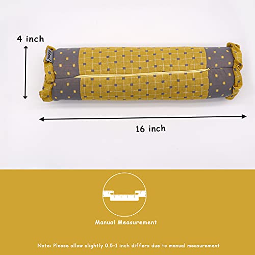 Buckwheat Pillow Neck Roll Pillow EDOMI Cervical Lumbar Support
