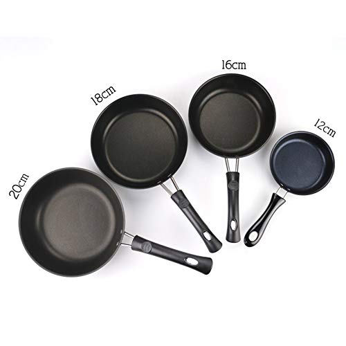 (12cm)HHuin Mini Non-Stick Pan Platte Wok Steak Koekenpan Wok Pannenkoek Ei Dumpling Omelet Pan Inductie Fornuis… - Image 4