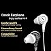 GranVela Conch Co-Axial Dual Driver Earbuds, Ergonomic Fit Earphones with Microphone and Remote