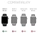 Raptic Edge, Compatible with 44mm Apple Watch, 44mm Apple Watch Case (Formerly X-Doria Edge) - Premium Aluminum & TPU Bumper Frame, Compatible with Apple Watch Series 4, 5, and 6, Black