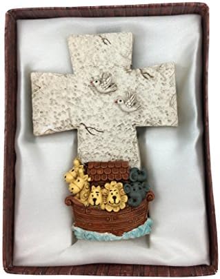 Christening Gifts Noahs Ark Cross Favor for Baby Great Baptism Gifts and Nursery Decoration