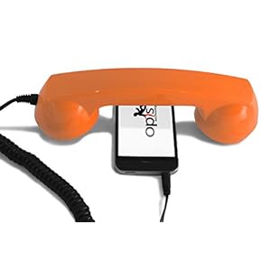 Opis 60s micro – Retro telefoon handvat voor Android smartphones, tablets, notebooks en mobiele telefoons in de vorm van…