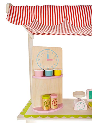 ISO TRADE Kaufladen aus Holz mit Zubehör Kaufmannsladen für Kinder 11247 – Bild 8