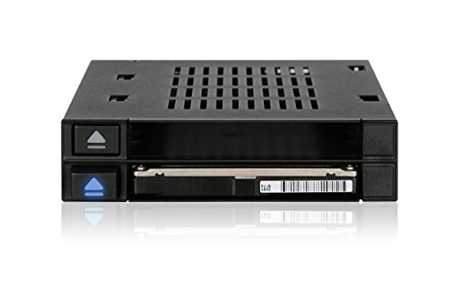 ICY DOCK Dual Bay 2.5 to 3.5 SATA / SAS SSD/ HDD Trayless Hot-swap Dock / Mobile Rack For 3.5 Drive Bay - flexiDOCK MB522SP-B